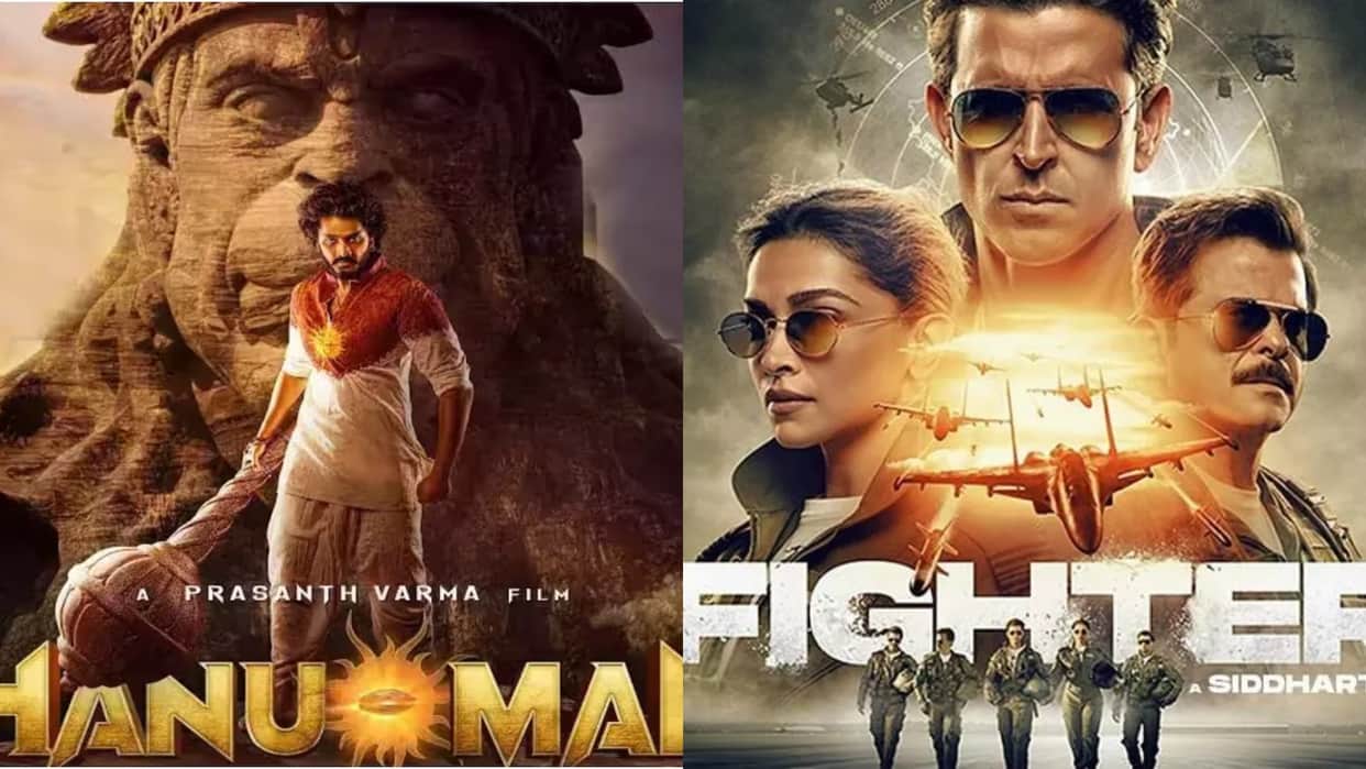 Monday Box Office Collection Hrithik Roshan Starrer Fighter and Teja Sajja Hanuman Film Total Earnings