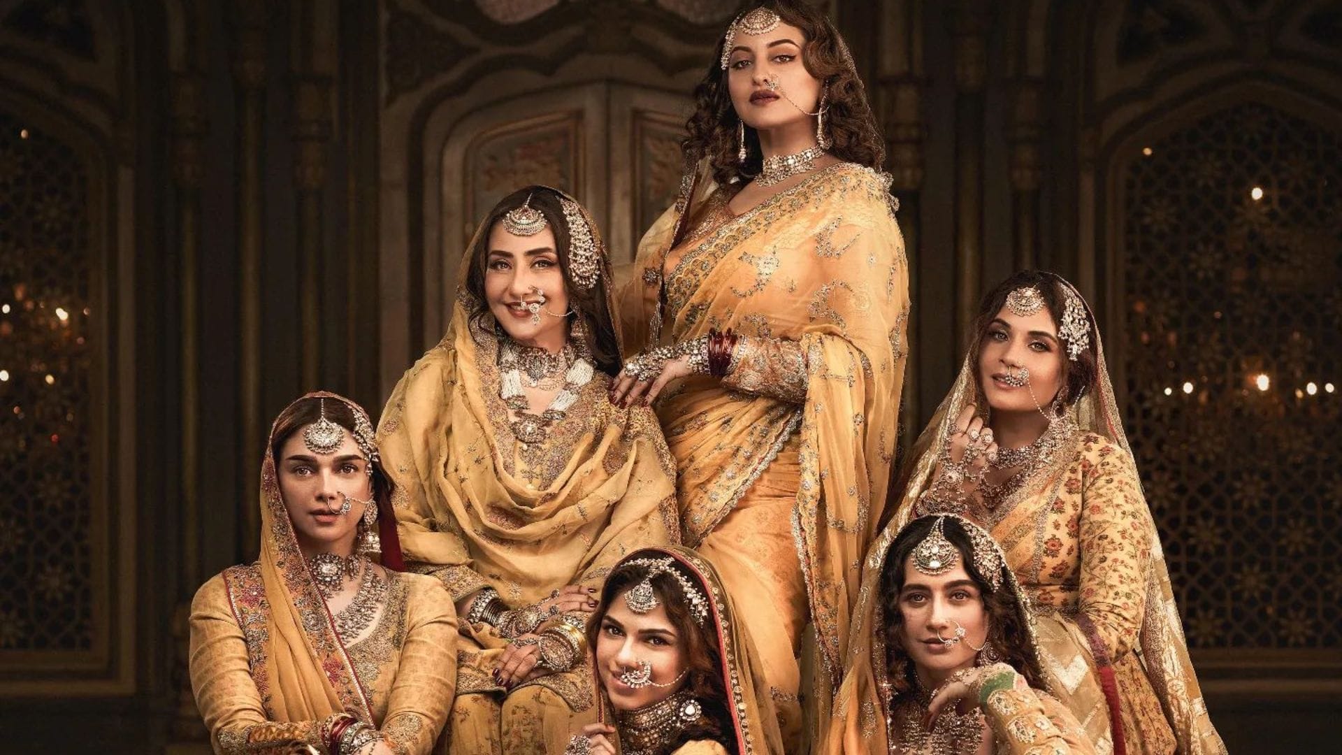 Heeramandi the diamond Bazaar trailer released sanjay leela bhansali Sonakshi Manisha koirala Fardeen khan