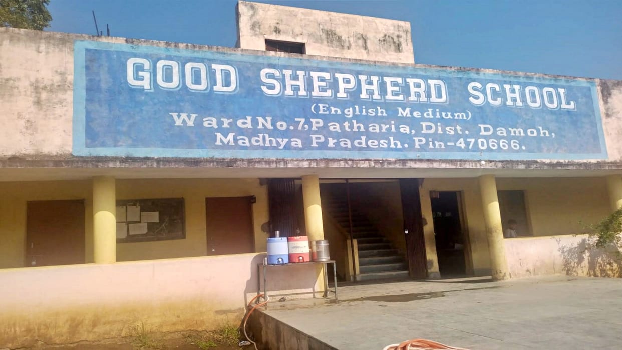 Damoh Christian books distributed in name of moral education in Good Shepherd School