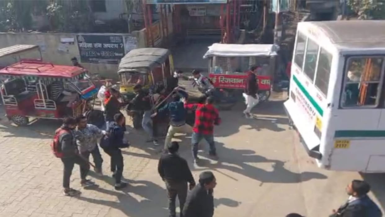 Two students were pulled from bus and beaten with sticks in Shamli
