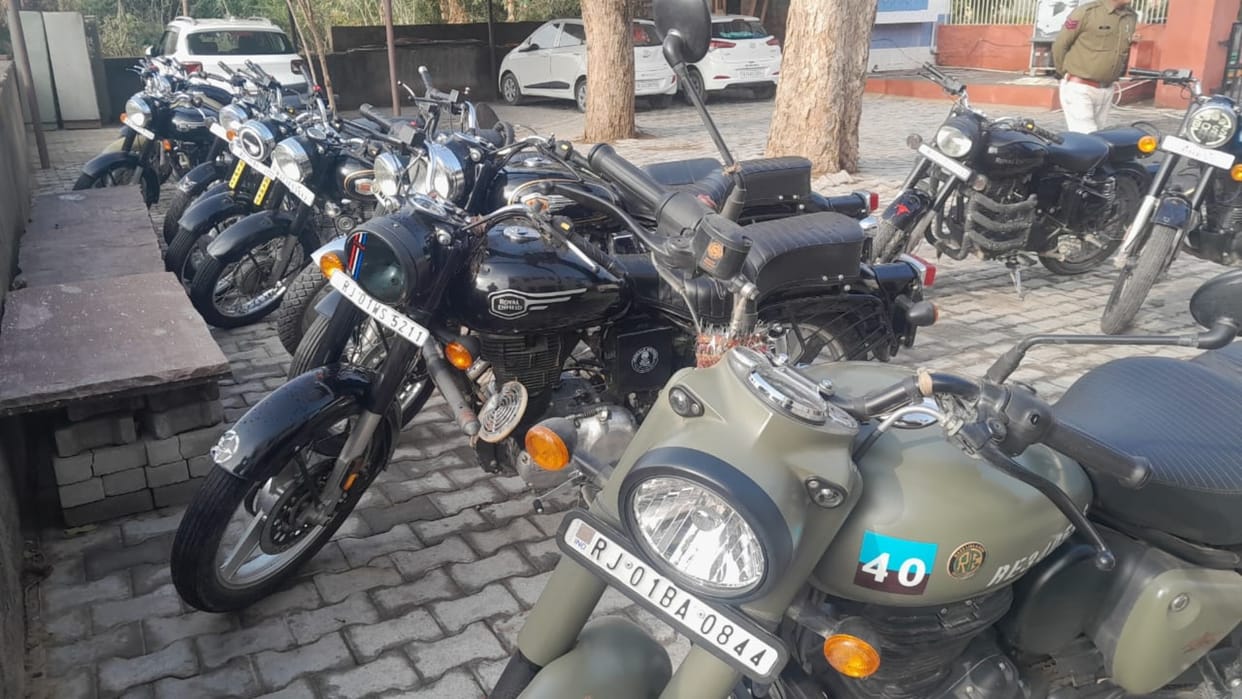 Rajasthan News: Police action on bullet bike making sound of firecrackers, 16 bullet bikes seized