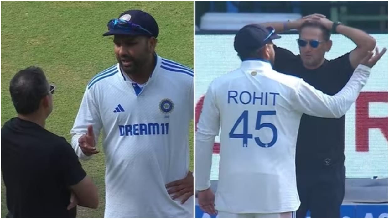 Rohit Sharma, Ajit Agarkar intense chat immediately after India beat England: 'Trying to get Virat Kohli back