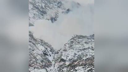 Uttarakhand Uttarkashi Avalanche occurred in Harsil Valley Video Viral on Social Media