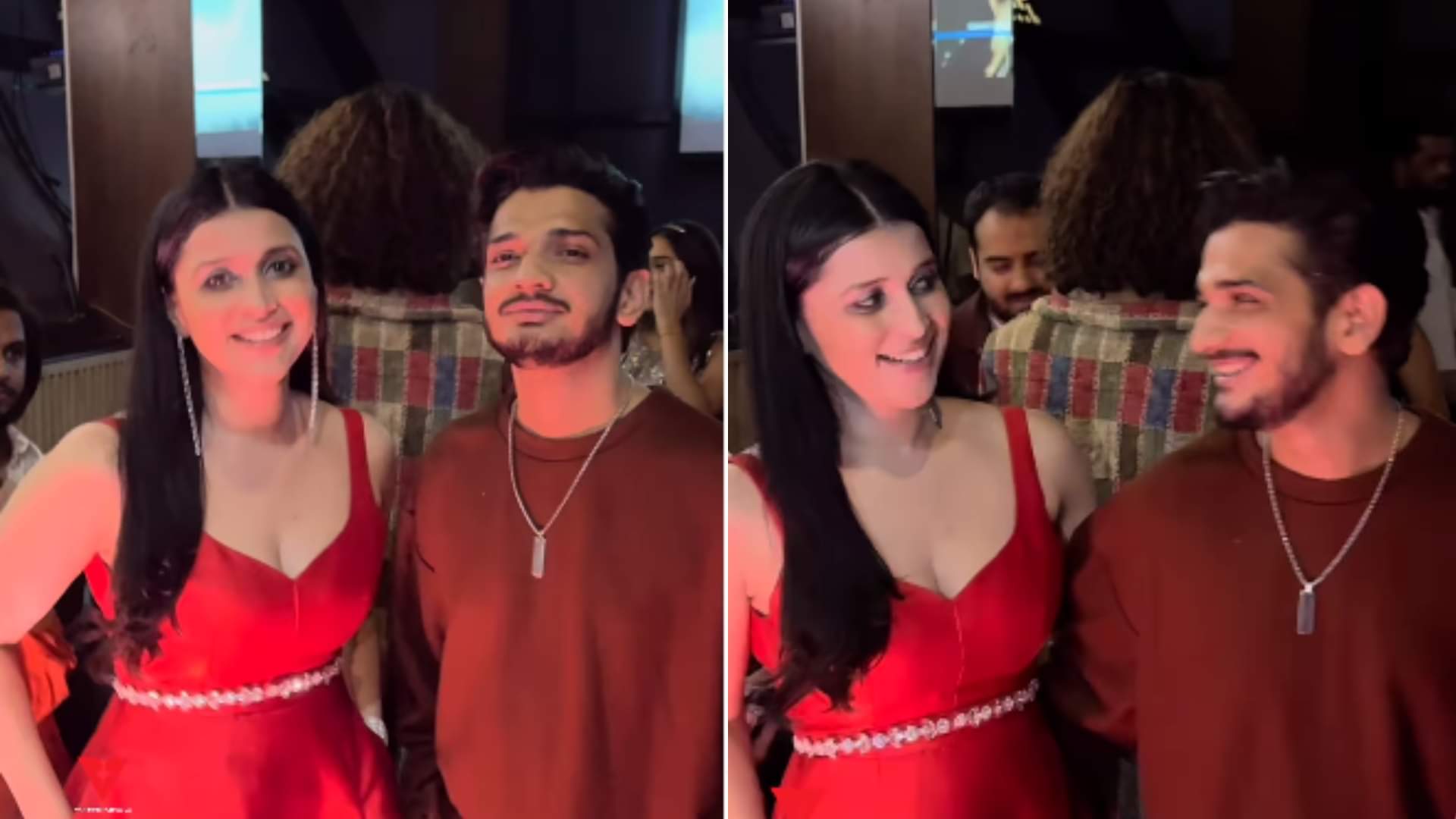 Bigg Boss 17 runner up Abhishek Kumar hosts a bash Mannara Chopra Munawar Faruqui Ayesha Khan attended it