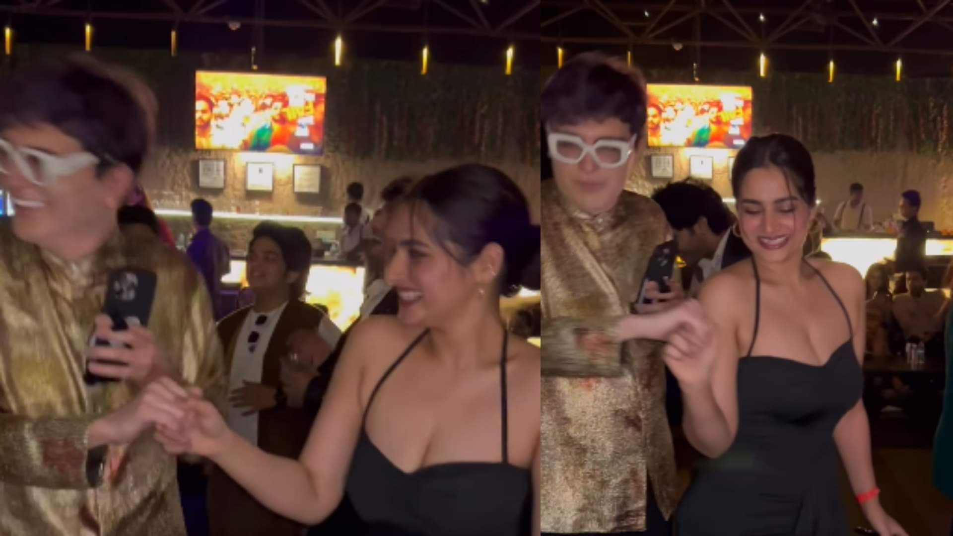 Bigg Boss 17 runner up Abhishek Kumar hosts a bash Mannara Chopra Munawar Faruqui Ayesha Khan attended it