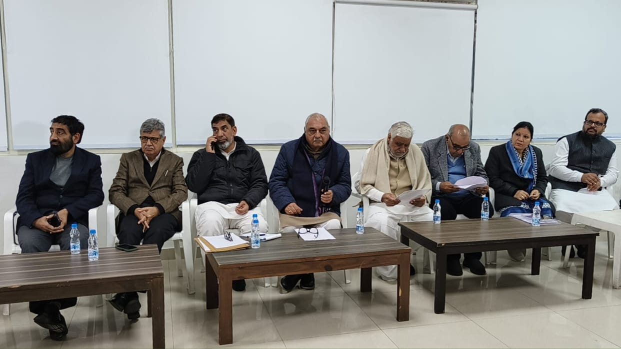 Haryana Congress Legislature Party meeting in Chandigarh