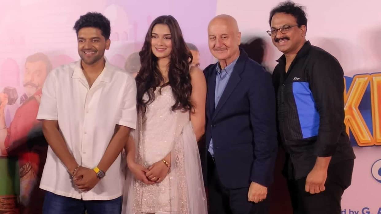 Guru Randhawa at Kuch Khattaa Ho Jaay Trailer launch praise dharmendra said Dharam ji is the God of acting
