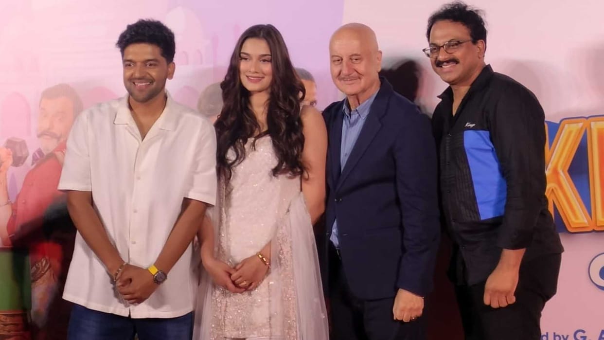 Guru Randhawa at Kuch Khattaa Ho Jaay Trailer launch praise dharmendra said Dharam ji is the God of acting