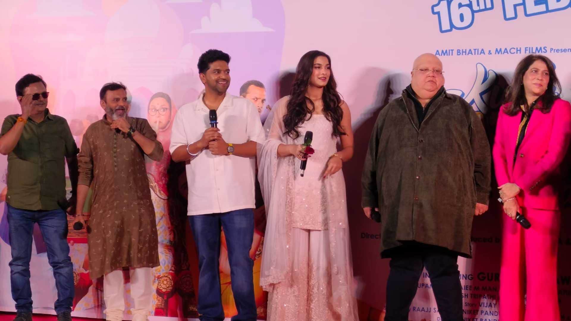 Guru Randhawa at Kuch Khattaa Ho Jaay Trailer launch praise dharmendra said Dharam ji is the God of acting
