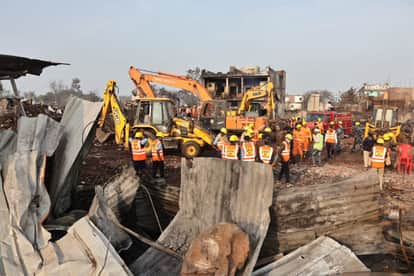 Harda Blast: Rescue Operation At Ground Zero Stops, Two Out Of 12 Lincences Were Suspended