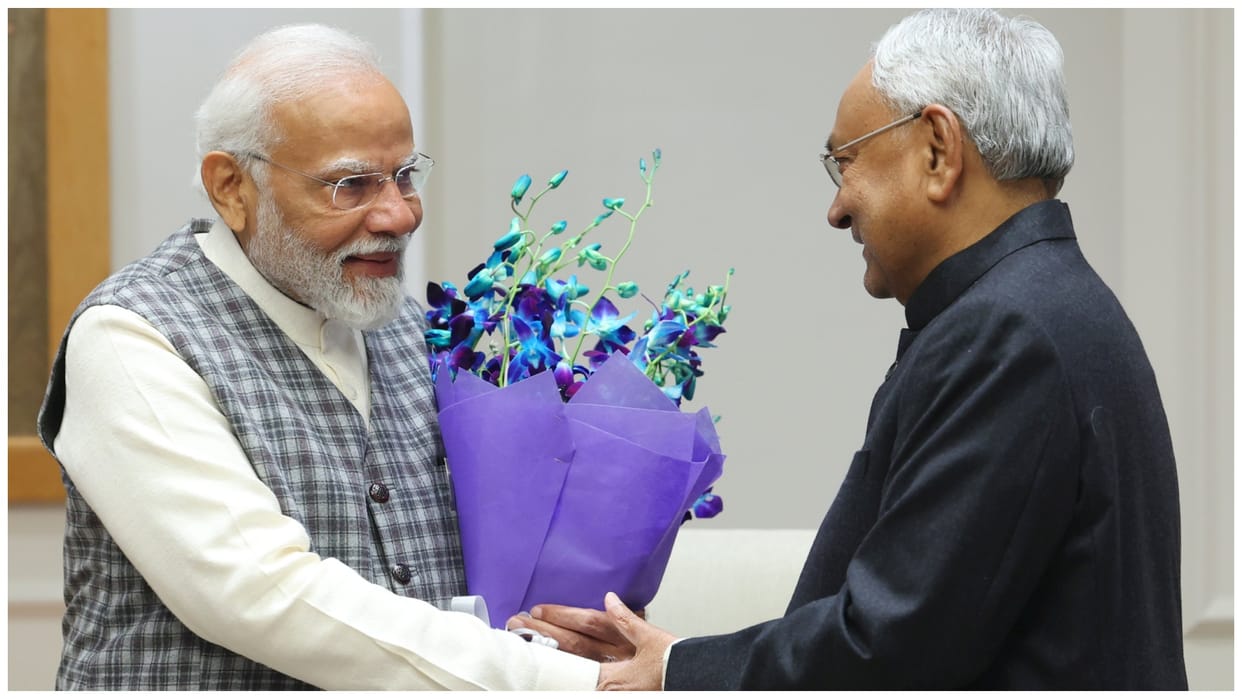 Chief Minister of Bihar Nitish Kumar met Prime Minister narendra modi Know all about it