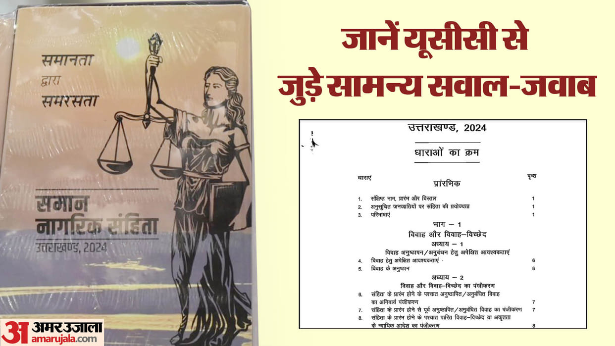 Uniform Civil Code Common questions and answers related to UCC Read All Update in hindi