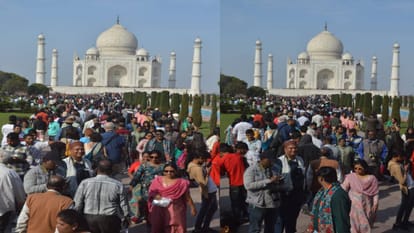 369th Urs celebrated in Taj Mahal Agra sandalwood paste on graves of Shah Jahan Mumtaz in Sandal ceremony