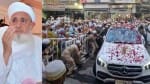 धर्मगुरु के दर्शन को उमड़े समाजजन