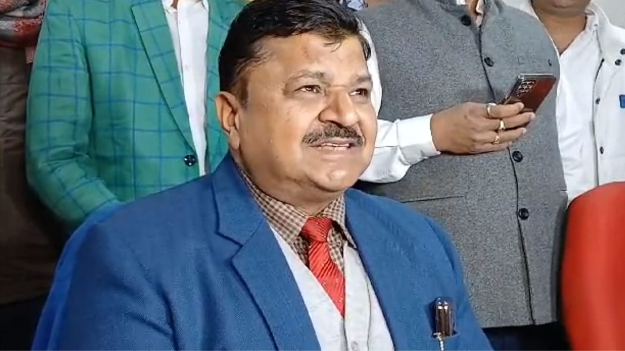 retired judge Dr Ajay Krishna Vishwesh who gave an important decision in Gyanvapi case address in varanasi