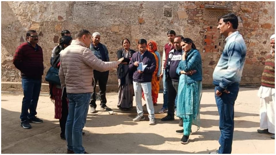 Jal Shakti Ministry Deputy Secretary Swapna Reddy reached Dausa