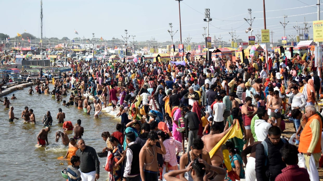 Mauni Amavasya: High alert before the festival, 'Operation Sweep' launched in Magh Mela area, RAF took charge