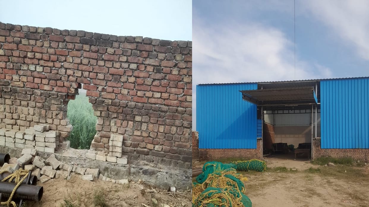 Goods worth lakhs of rupees stolen from Neemrana Transmission Line store in Sikar by breaking wall in Narnaul