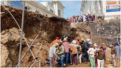 During the construction work of Langar Hall in Patna Harmandir Gurudwara many laborers buried due to mudslide