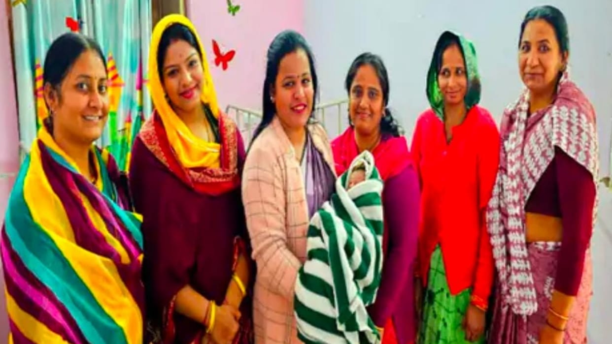 Jaisalmer Newborn baby girl found in foster home named Diya Kumari