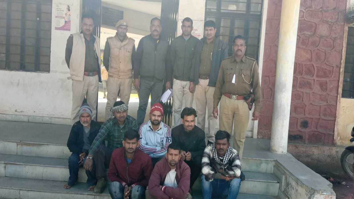 Dholpur News 133 criminals arrested under area domination campaign