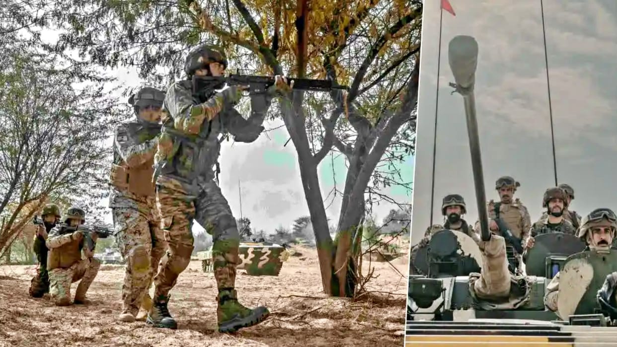 Sada Tanseeq Maneuvers land of sandy shores was shaken by explosions Bikaner