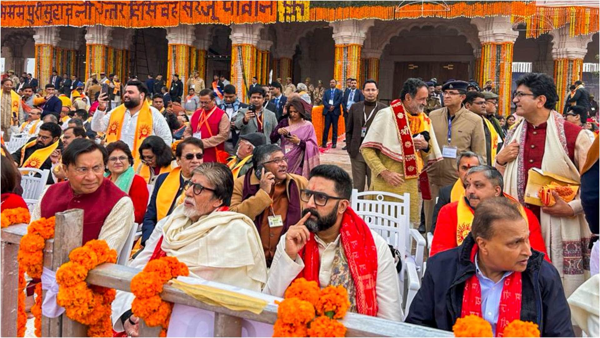 Kalki 2898 AD Star Amitabh Bachchan Reached Ayodhya big b visited Ramlala mandir