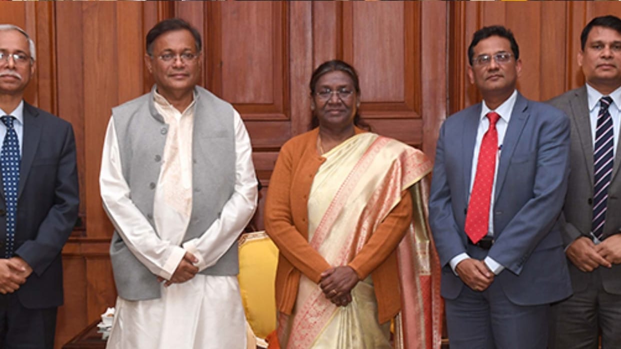 Bangladesh Foreign Minister Muhammad Hasan Mahmud meets President Droupadi Murmu know updates