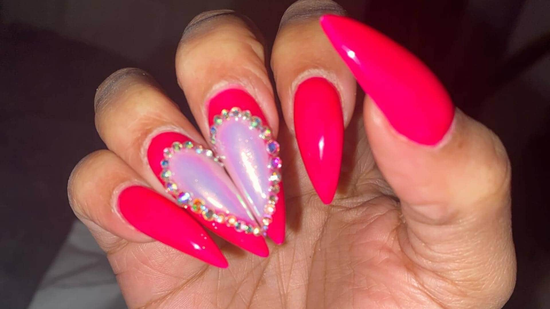 Valentine Day 2024 what is the most popular nail art design right now