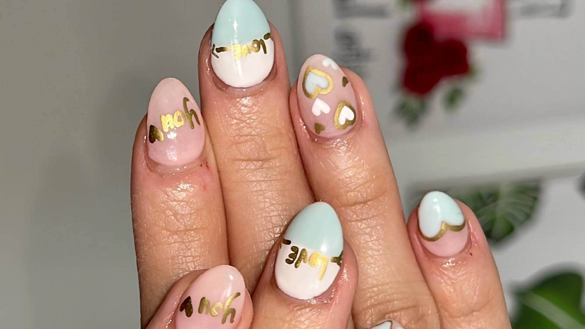 Valentine Day 2024 what is the most popular nail art design right now