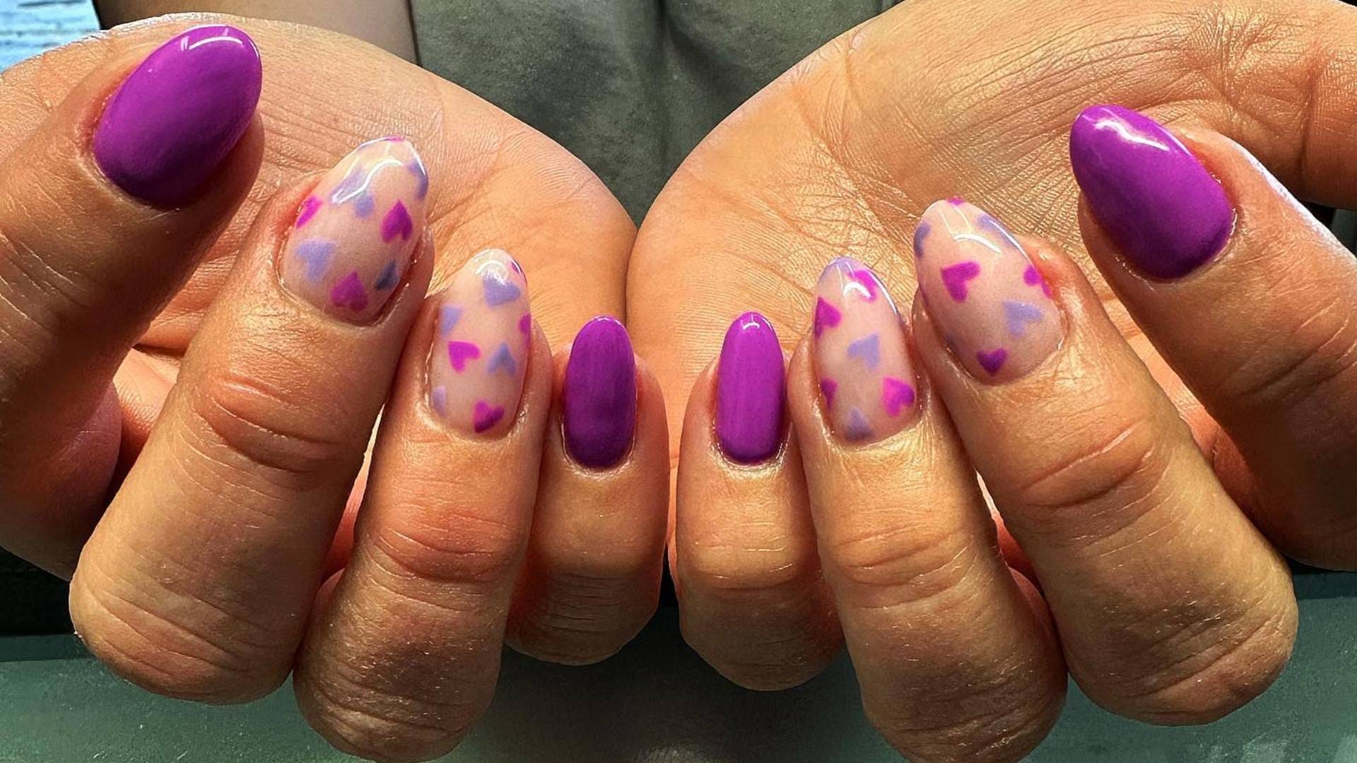 Valentine Day 2024 what is the most popular nail art design right now