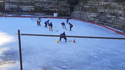 Ice skating started again in Shimla rink after 10 days, youth arrived in large numbers