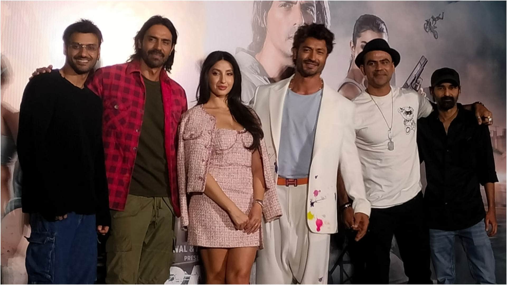 Crakk Jeetegaa Toh Jiyegaa: Vidyut Jammwal Arjun Rampal Nora Fatehi Aditya film Trailer Launch