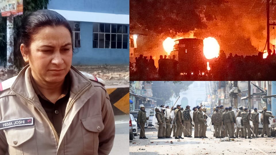 Haldwani violence Injured Woman Police Personnel Told Aap Beeti of Horrible Incident