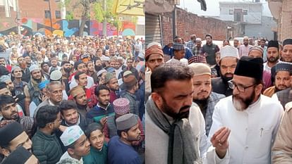 angry mob vandalized and stone pelting after statement of Maulana Tauqeer Raza in Bareilly