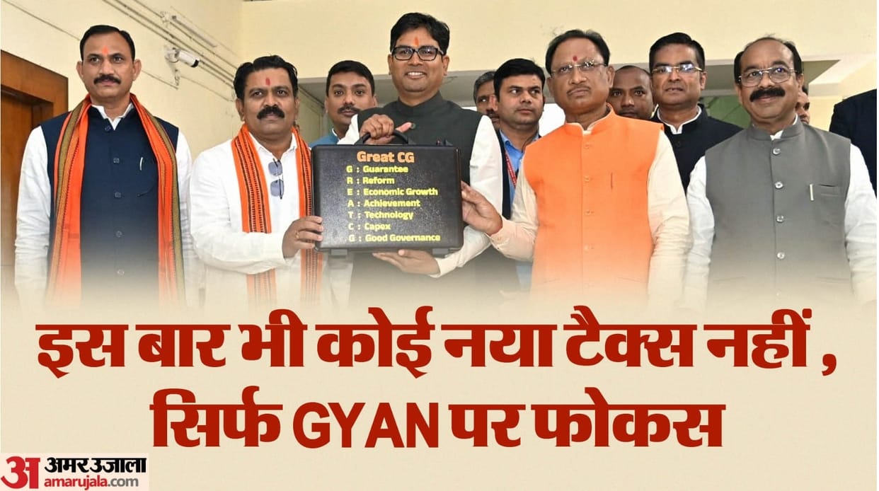 Chhattisgarh Budget: this time also no new tax, CM vishnudeo Sai said - 'Our focus on GYAN