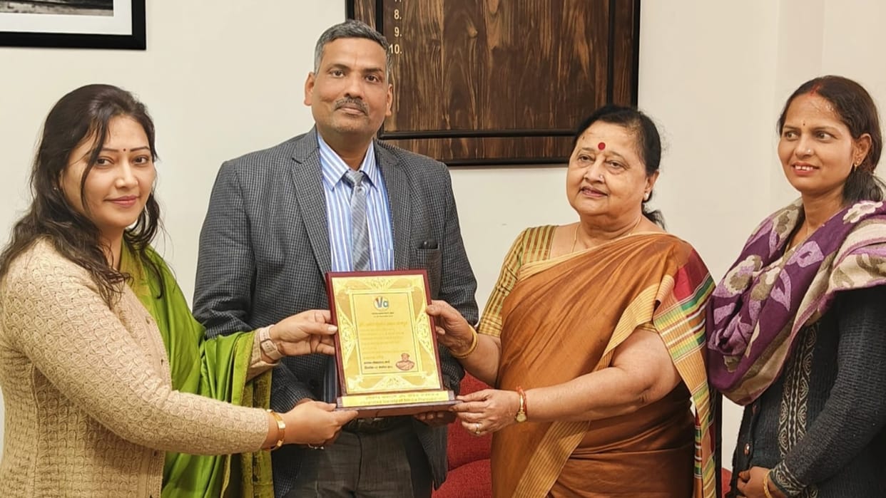 Registrar of Sikkim Professional University, Professor Ramesh Kumar Rawat received Bal Gangadhar Tilak Award