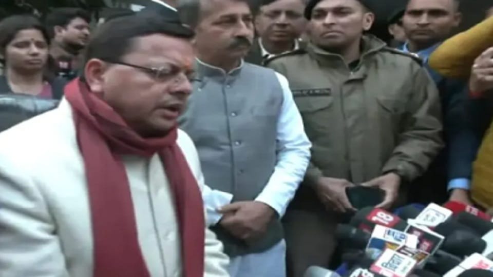 CM Pushkar Singh Dhami gave instructions for strict action on Haldwani Violence Case
