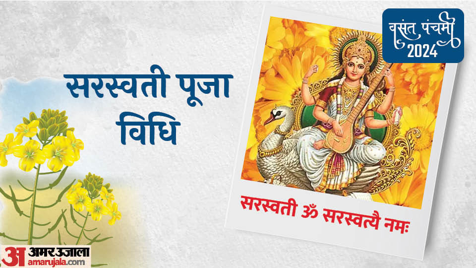Sarswati Puja Basant Panchami 2024 pujan samagri hawan samagri puja vidhi of Maa Sarswati in hindi