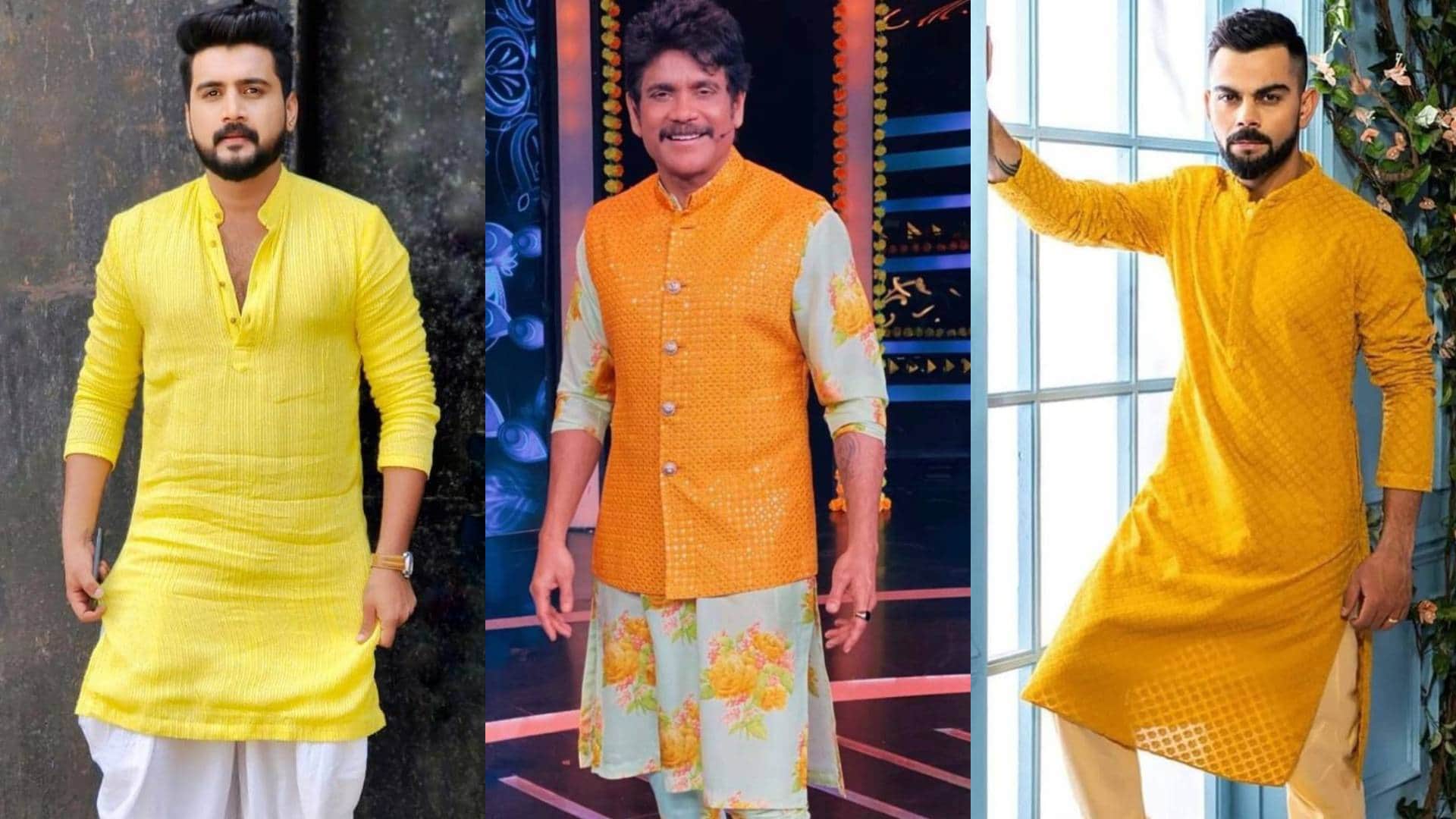 Basant Panchami 2024 trendy ethnic outfit for mens for pooja