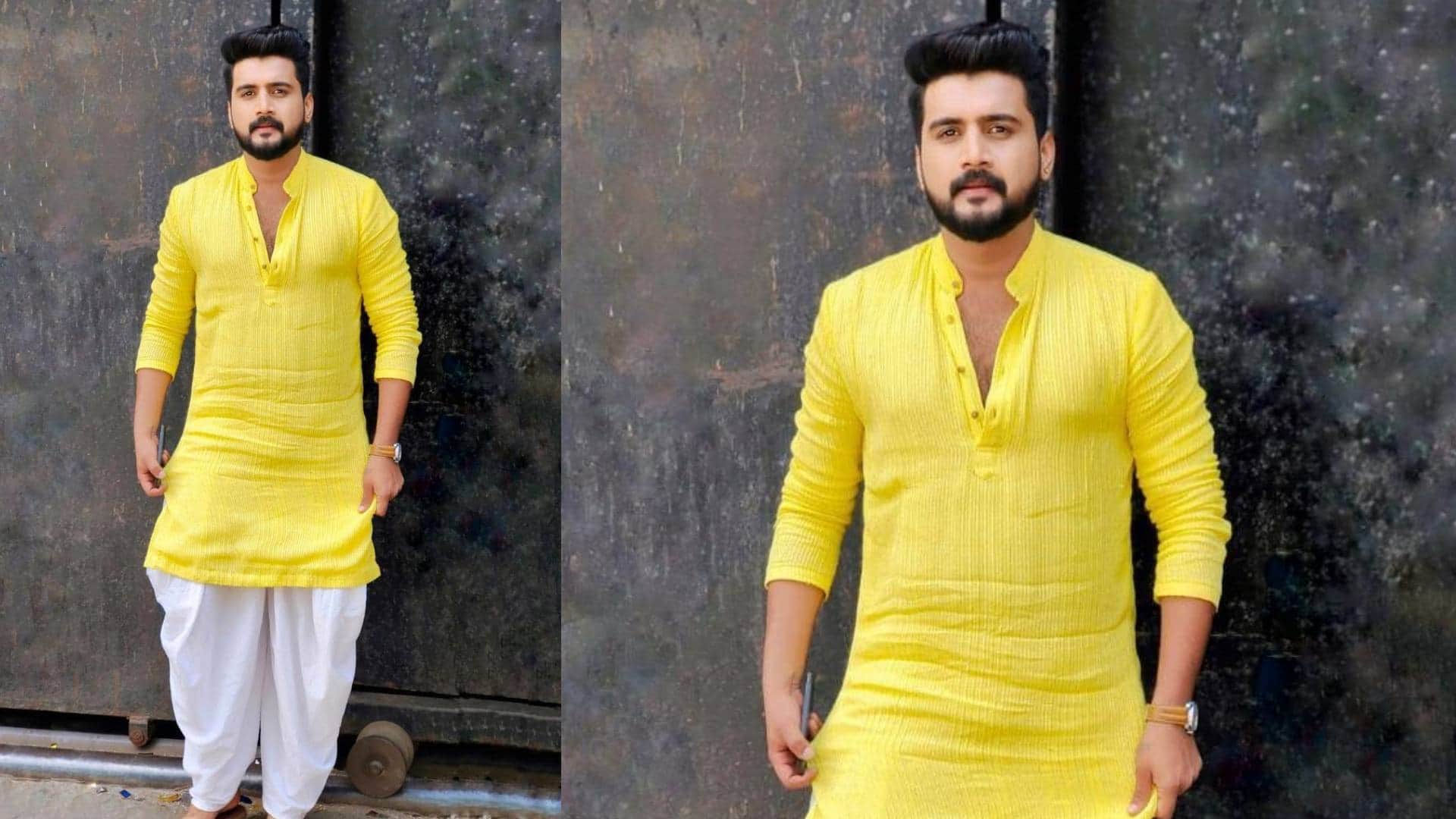 Basant Panchami 2024 trendy ethnic outfit for mens for pooja