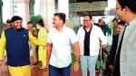 अयोध्या पहुंचे श्रीलंका के सांसद लक्ष्मण नमल राजपक्षे।
