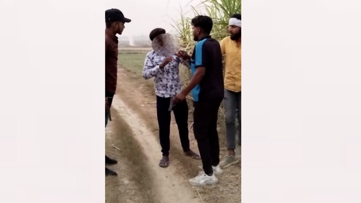 A man of SC community beaten in Bevana Thana kshetra in Ambedkarnagar.
