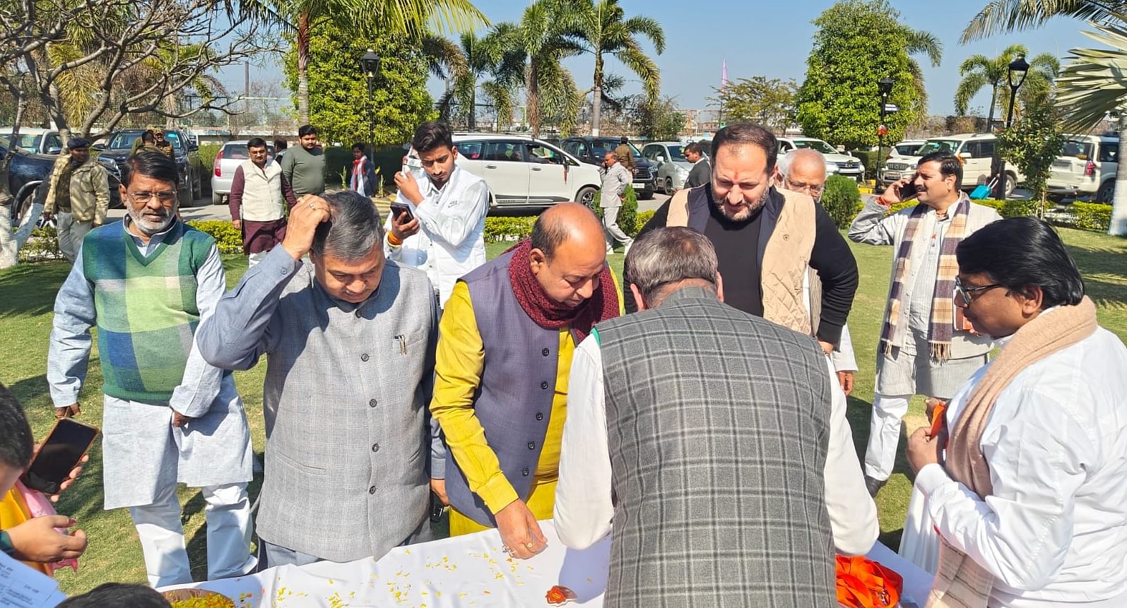 Bihar News: Bjp Mlas Reaching Bodh Gaya Before Floor Test, Two-day ...