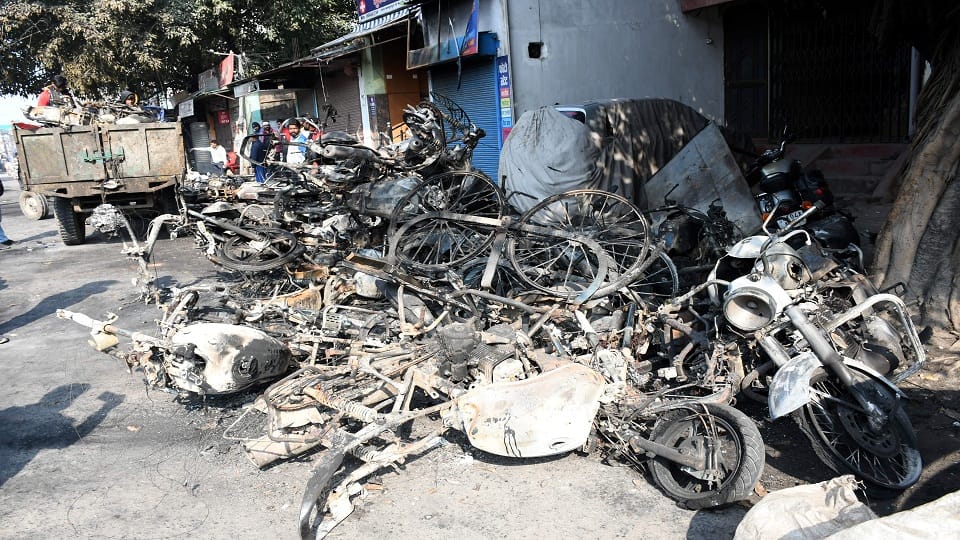 Haldwani violence today: photos of Haldwani violence