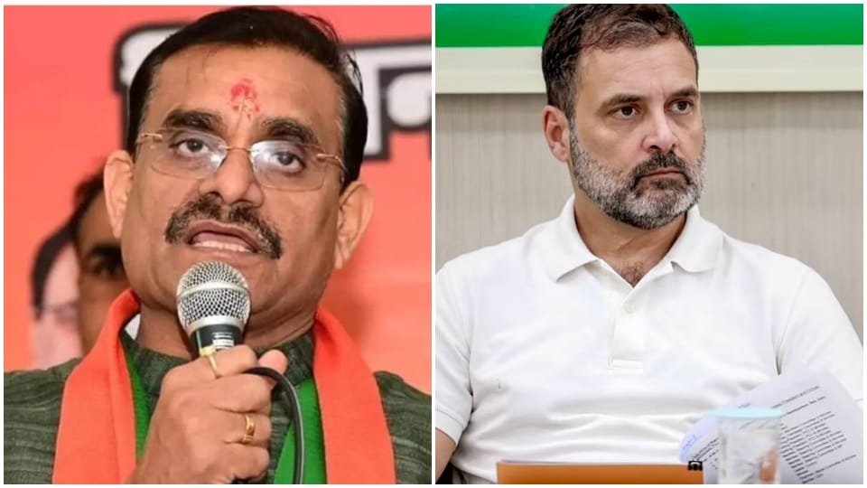 Madhya Pradesh BJP President BD Sharma called Rahul Gandhi retarded