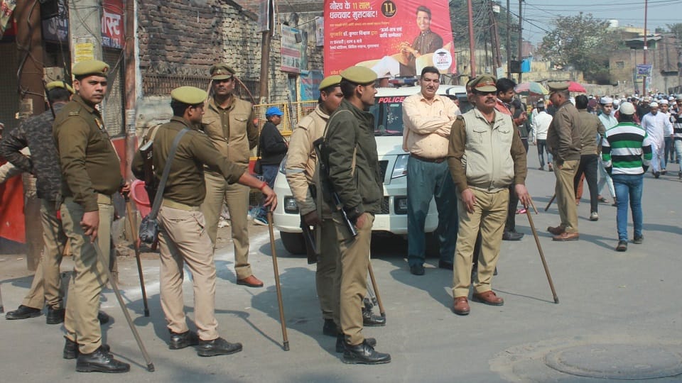 Haldwani Bareilly Violence: Drone surveillance in Moradabad, police patrolling intensified at intersection
