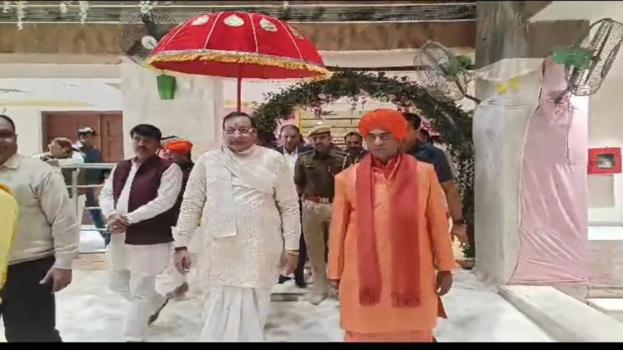 Rajasthan News: Mahant Pratap Puri reached Mehndipur Balaji, told Yogi Adityanath to be a divine soul