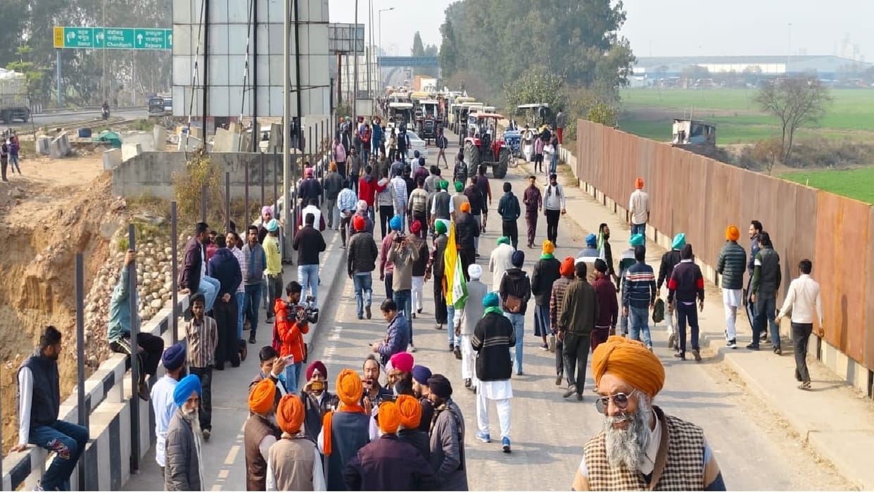 Kisan Andolan: Farmers of Panipat will march to Shambhu border, not Delhi, routes diverted for vehicles
