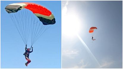 Sky diving festival-2024 organized in Ujjain Hindi news